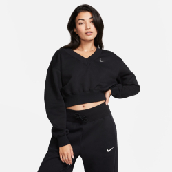 Nike Γυναικεία Μπλούζα Φούτερ Crop FN3651-010
